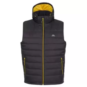 Image of Trespass Mens Franklyn Padded Gilet (S) (Dark Grey)