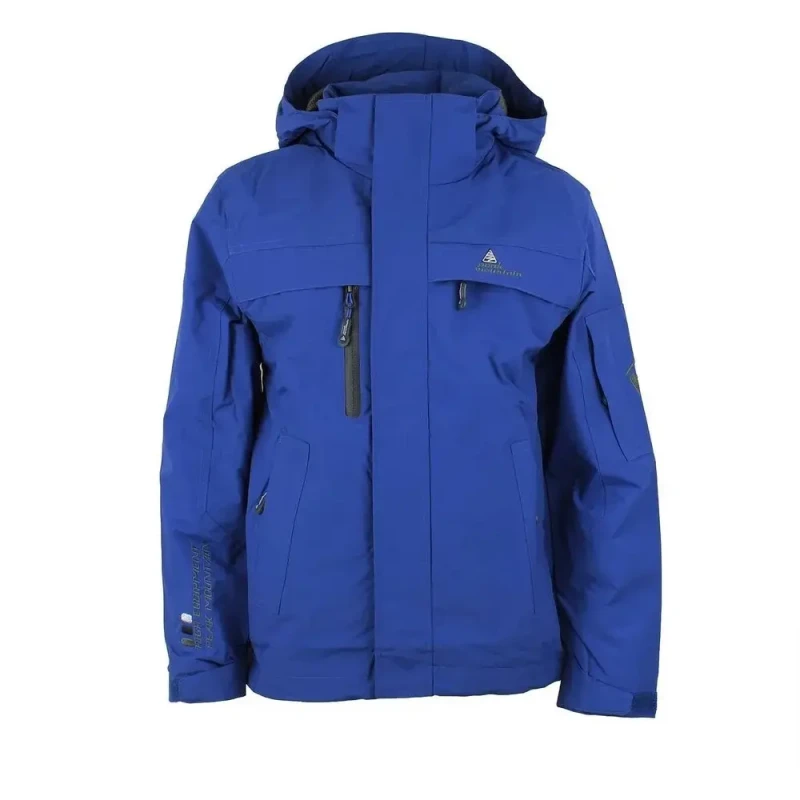 Image of Peak Mountain Children's parka Peak Mountain Ecasik Bleu Male 16 ans ECASIK/10-16/BG/A-BLEU NAUTICAL
