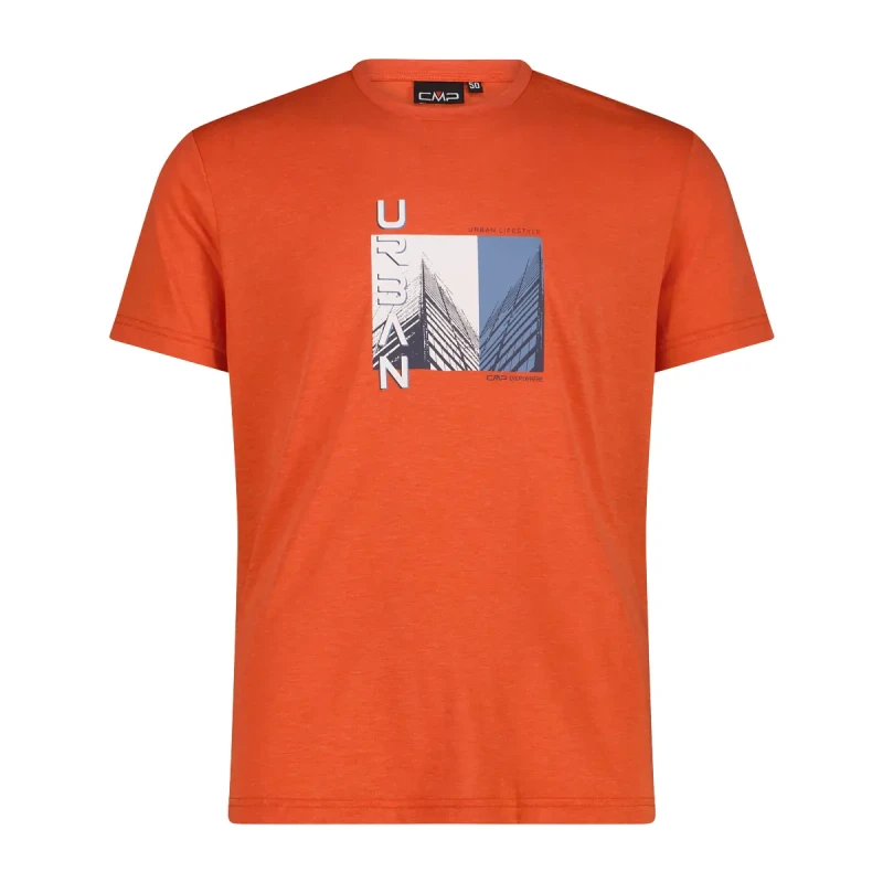 Image of CMP Cotton T-Shirt CMP DriRelease Orange Male S