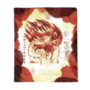 image of Harry Potter Gryffindor Fleece Blanket - M