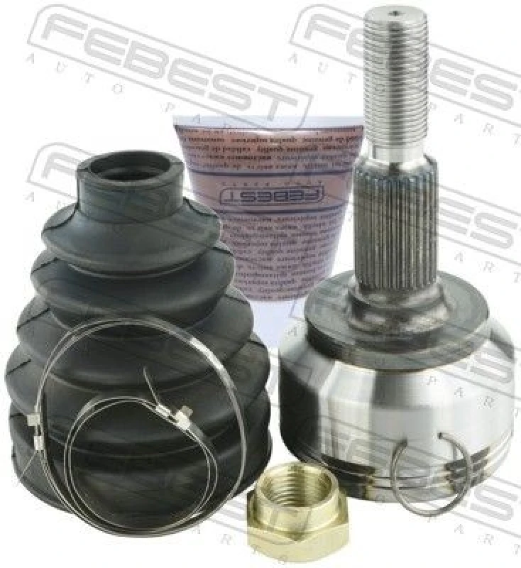 Image of FEBEST 2010-GRCH CV Joint Front Axle Joint Kit,drive shaft (5)