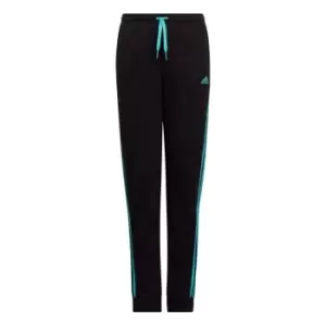 Image of adidas 3 Stripe French Jogging Pants Juniors - Black
