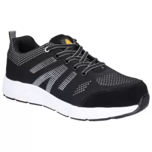 Image of Amblers Safety Mens FS714 Bolt Suede Overlay Trainer (11 UK) (Black)