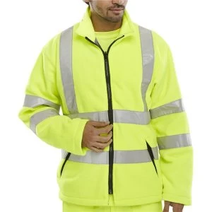 Image of BSeen XXXXXL Fleece Jacket Saturn Yellow