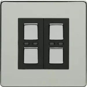 LightwaveRF Master Slave Dimmer - Chrome - JSJSLW455C