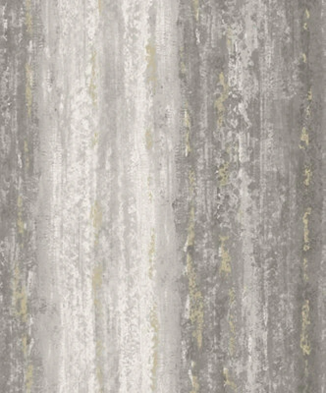 Image of Holden Decor Holden Distressed Stripe Charcoal Metallic Wallpaper 66240