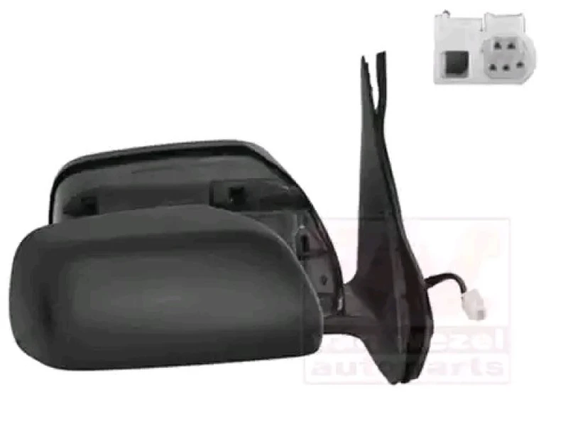 Image of VAN WEZEL 5250808 Wing mirror * HAGUS * Right, Heatable, primed Outside Mirror (50)