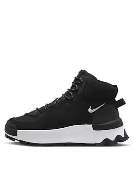 image of Nike Classic City Boot - Black/White, Size 5, Women