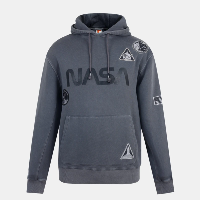 Image of SoulCal Mens Soul NASA Hoodie Grey male M
