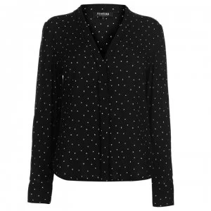 image of Firetrap Blackseal Dot Blouse - Black