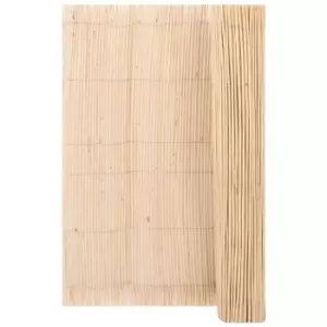 Image of Vidaxl - Willow Fence 3x1.2 m Brown