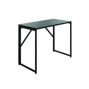 image of Jemini Folding Desk 1000x500x745mm BlackBlack Leg KF90995 KF90995