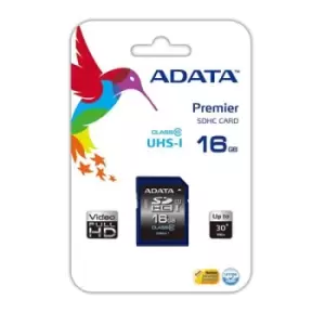 Image of ADATA Premier SDHC UHS-I U1 Class10 16GB memory card