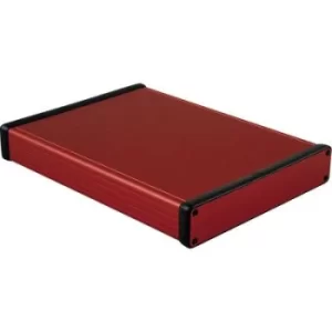 image of Hammond Electronics 1455R2201RD 1455R2201RD Treaded casing 220 x 165 x 30.5 Aluminium Red