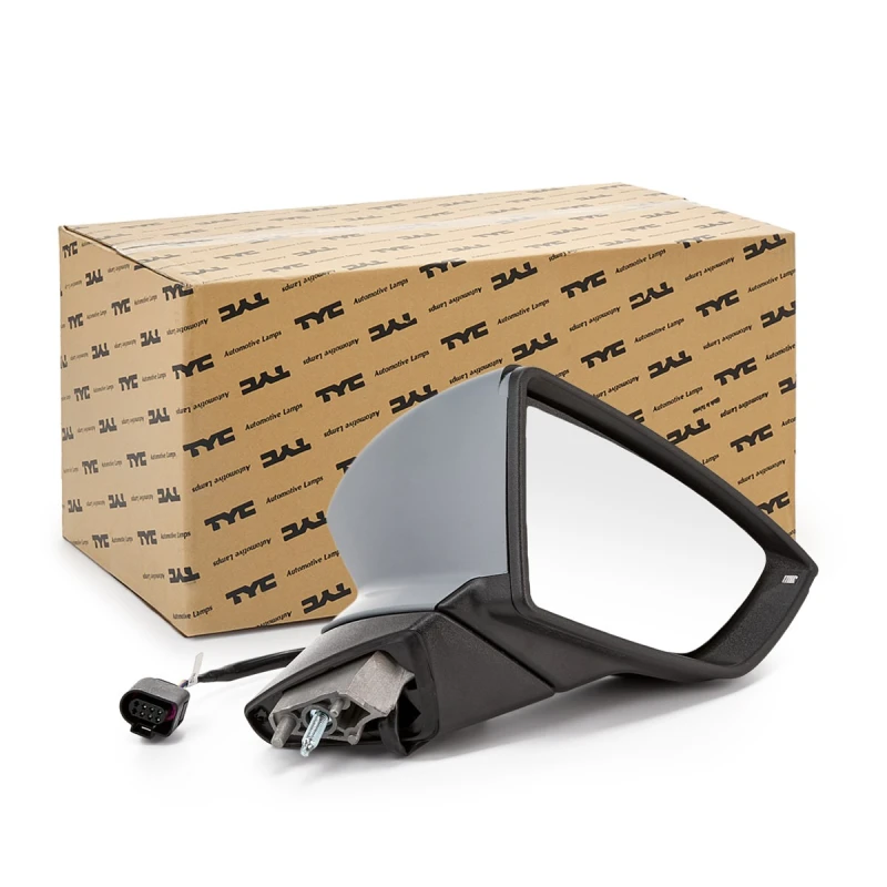 Image of TYC 331-0079 Wing mirror Right, Heatable, primed Outside Mirror (50)