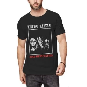 image of Thin Lizzy - Bad Reputation Unisex Large T-Shirt - Black