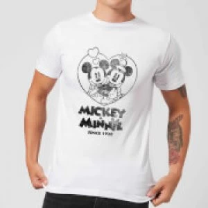 Image of Disney Minnie Mickey Since 1928 T-Shirt - White - 3XL