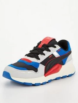 image of Puma Rs 2.0 Futura Junior Trainers - White/Red/Blue