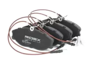 Image of RIDEX Brake pad set PEUGEOT,CITROEN 402B0115 1617254180,425144,E172058 E172522,1617254180,425132,425143,425160,425206,E172116,E172522