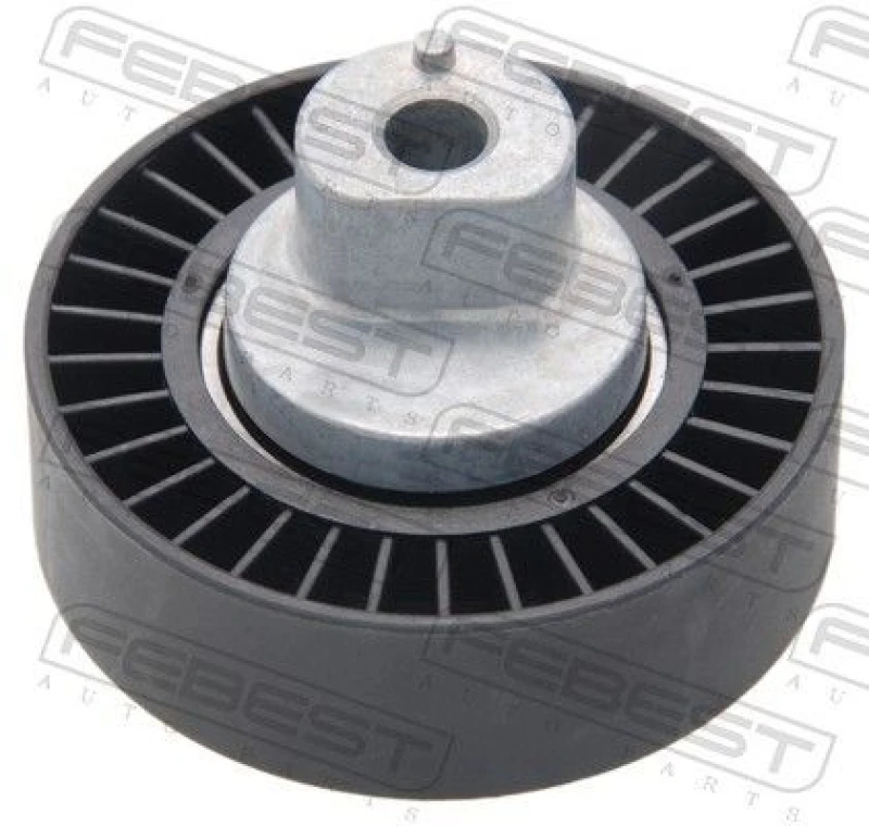 Image of FEBEST 1988-E38 Idler Pulley Deflection/Guide Pulley,v-ribbed belt (312)