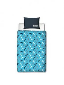 Image of Fortnite Dabs Emotes Duvet Cover Set, Blue, Size Double