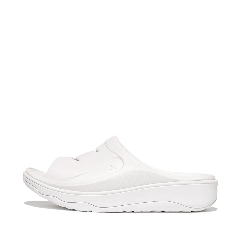 Image of FitFlop Womens rubber flip-flops FitFlop Relieff - Tonal Blanc Female 38