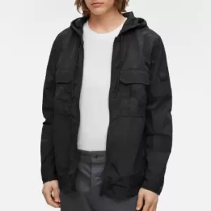 Image of BOSS Orange Laphood Shell Hooded Jacket - L
