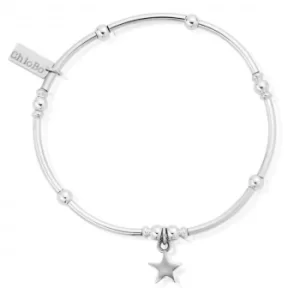 image of ChloBo Sterling Silver Mini Noodle Ball Star Bracelet