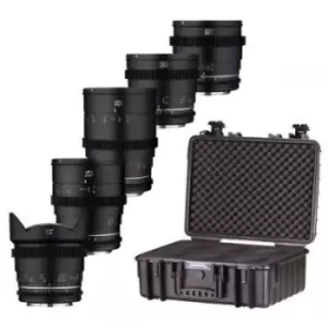 Image of Samyang VDSLR MK2 5-Lens Kit for Canon EF (14mm/24mm/35mm/50mm/85mm)