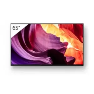 image of Sony FWD-65X80K Signage Display Digital signage flat panel 165.1cm (65") LCD WiFi 438 cd/m 4K Ultra HD Black Built-in processor Android 10