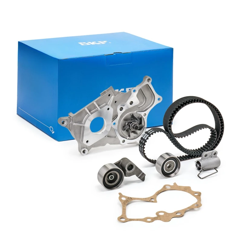 Image of SKF VKMC 91903 Water Pump + Timing Belt Kit with gaskets/seals, Number of Teeth: 178, with studs Water Pump & Timing Belt Kit (3096)