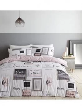 Image of Catherine Lansfield Sleep Dreams Duvet Cover Set