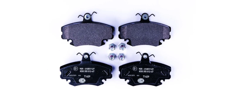 Image of HELLA Brake pad set HELLA 8DB 355 012-671