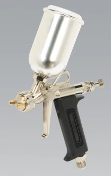 image of Sealey SG6VC Spray Gun Touch-Up Gravity Feed 0.8mm Set-Up