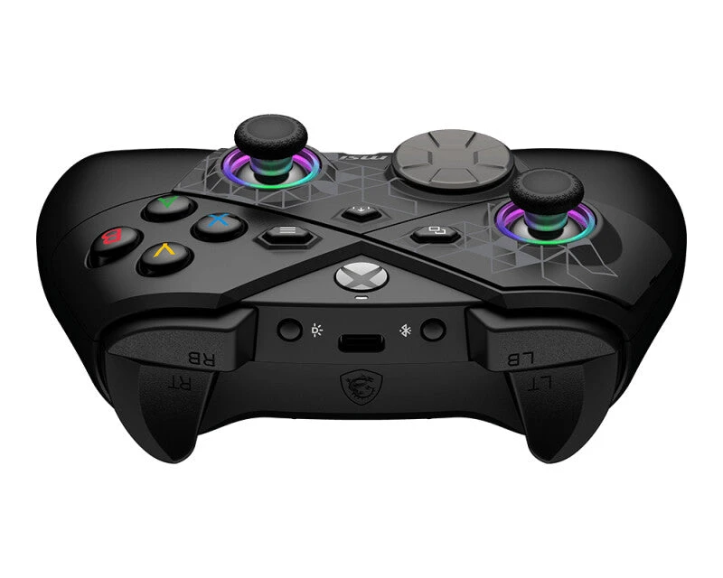 Image of MSI FORCE PRO W CONTROLLER Black USB 2.0 Gamepad Analogue / Digital Android, PC, Xbox One S, Xbox One X, Xbox Series S, Xbox Series X 471137714319