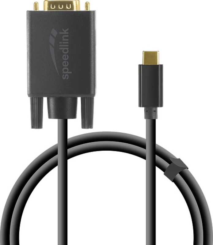 Image of SPEEDLINK SL-180029-BK video cable adapter 1.8 m USB Type-C VGA (D-Sub