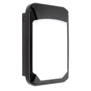 Image of Lucca Integrated LED Outdoor Mini Microwave Wall Light Black IP65