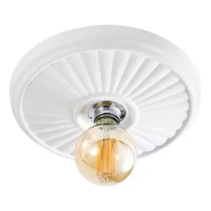 image of Inlight 300mm Lucena Paintable Ceiling Mount White