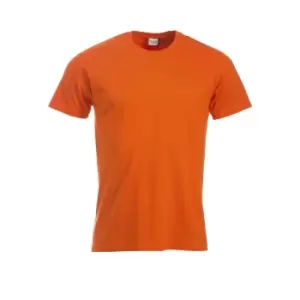 image of Clique Mens New Classic T-Shirt (S) (Blood Orange)