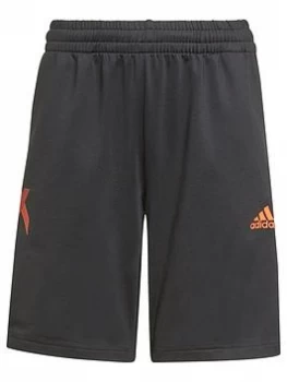 Image of Boys, adidas Junior X Short - Black, Size 11-12 Years