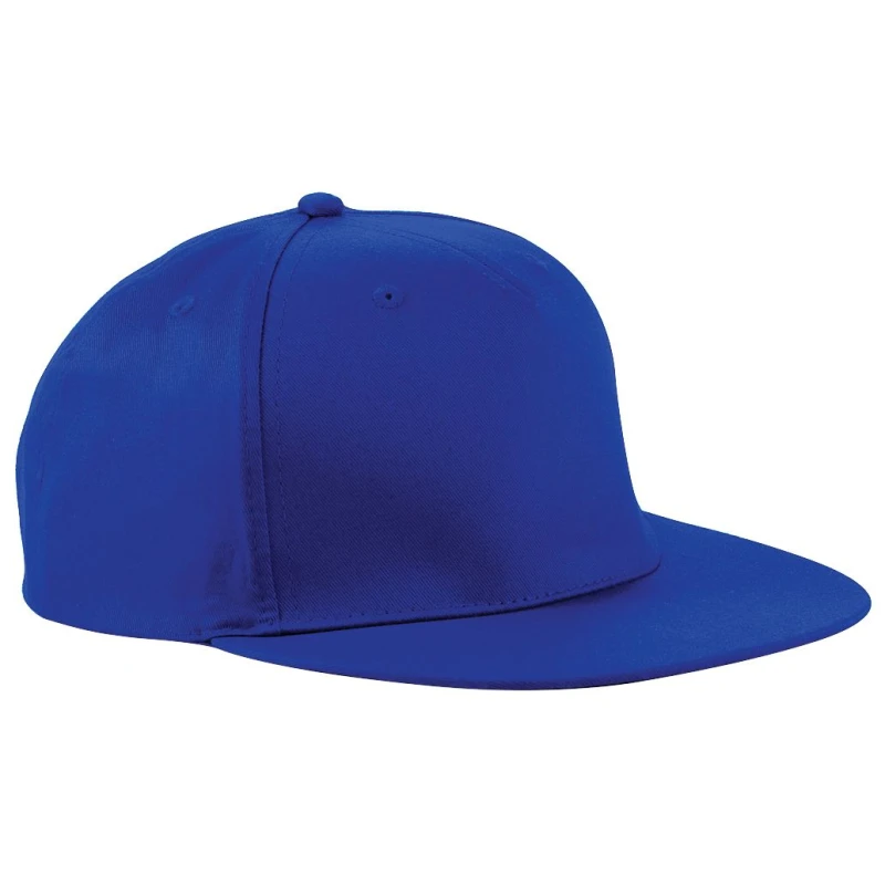 Image of Beechfield Beechfield Men 5 Panel Retro Rapper Cap Pack of 2 in Royal Royal One Size Male 5059269088811