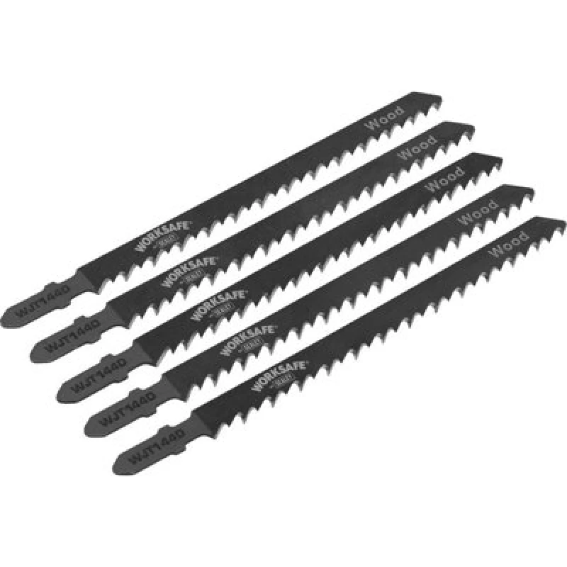 Image of Loops 5 PACK 75mm Chrome Vanadium Steel Jigsaw Blade - 6 TPI - Side Set Teeth - Wood Metallics