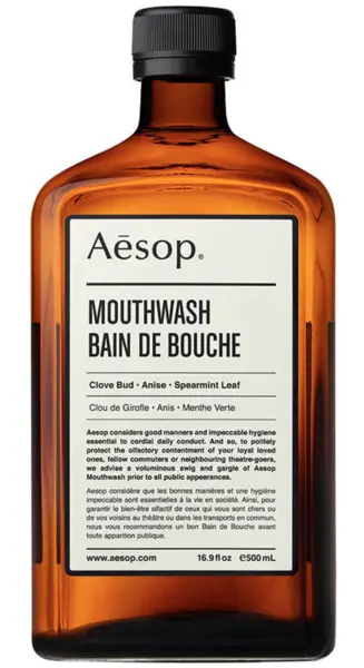 image of Aesop Alcohol Free Spearmint Mouthwash 500ml