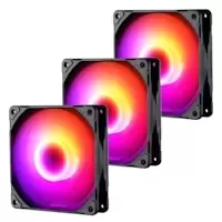 Image of Phanteks M25 120mm D-RGB PWM Chassis Fan Triple Pack - Black