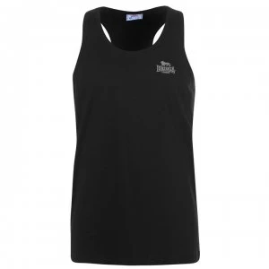 Image of Lonsdale Muscle Vest Mens - Black