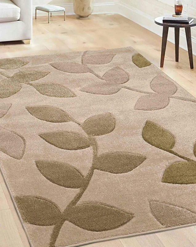 Image of Homemaker Newport Leaf Rug Natural - Homemaker - Size: 200X290 Natural 200X290 HR98209