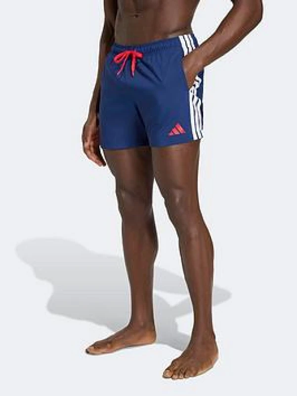 Image of Swim shorts adidas 3-Stripes 5" Bleu Male XL