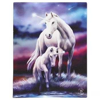 image of 19 x 25cm Eternal Bond Canvas Plaque By Anne Stokes