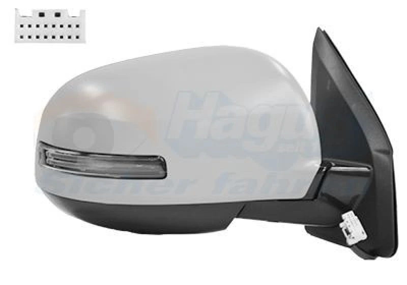 Image of VAN WEZEL Wing mirror VAN WEZEL 3203828