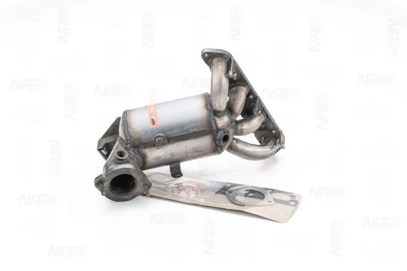 Image of NAP carparts CAK11471 Catalytic Converter with fastening/mounting material Catalyst Converter (429)